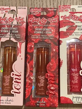 Soft Lip Veil Cherry ioni cosmetics cherry on top soft lip veil lot of 3